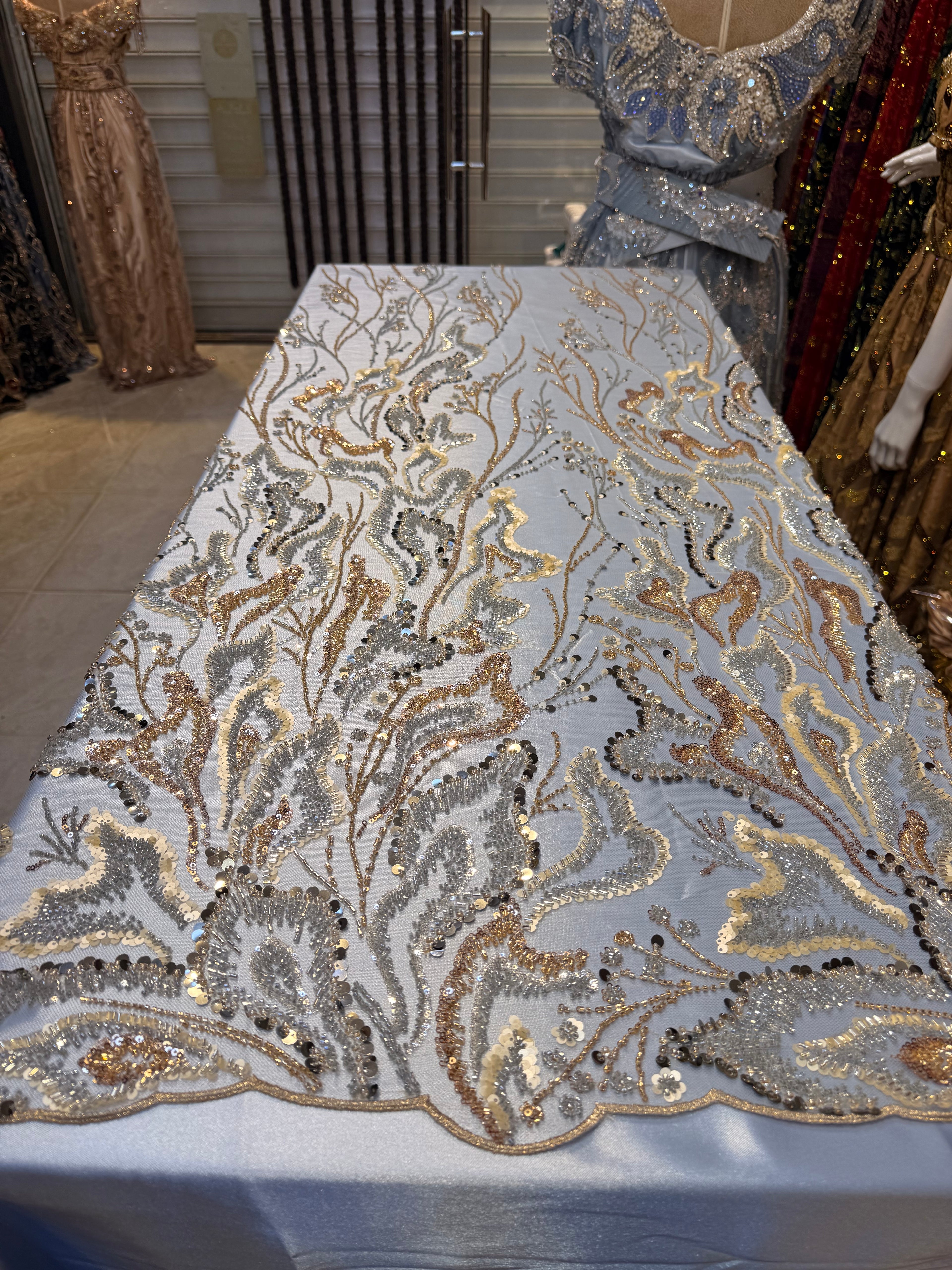 Tulle classy blue ciel