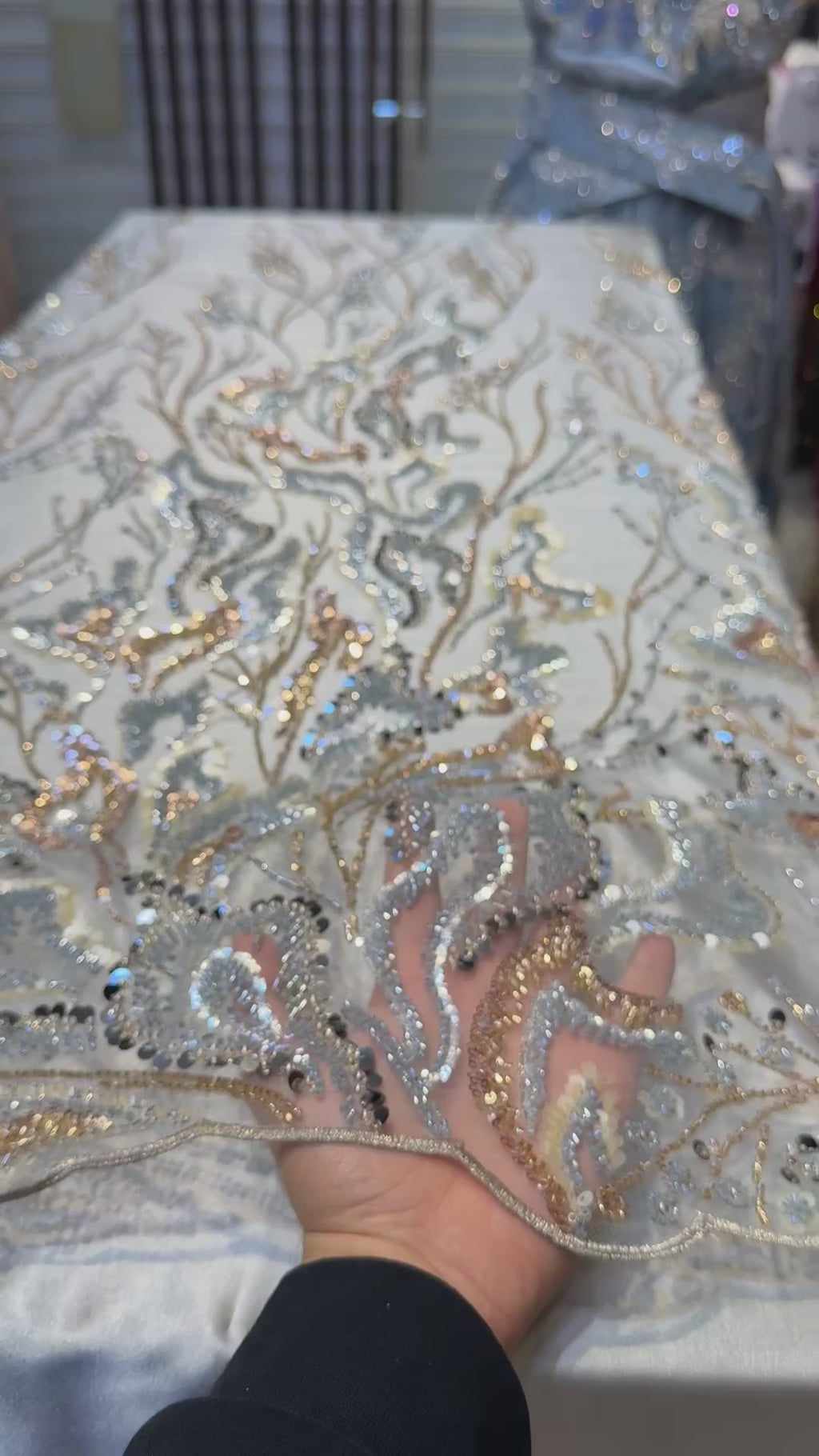 Tulle classy blue ciel